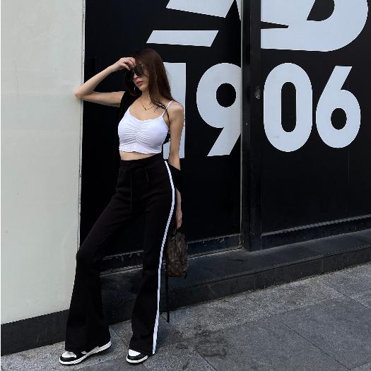 【DOE.FF】 冰絲抓皺BRATOP背心 (現貨) 背心 小可愛 背心女 bratop 內搭背心 上衣女-細節圖6