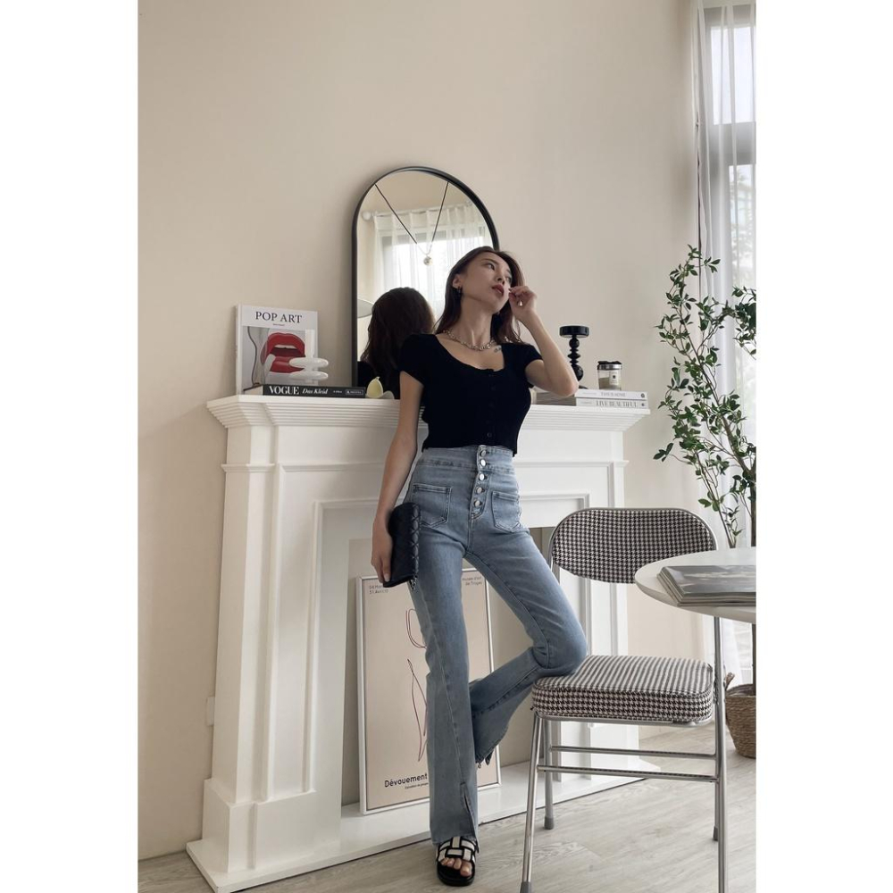 【DOE.FF】 格子線條拖鞋 ｜現貨｜ 平底拖鞋 韓國拖鞋 韓國鞋子 拖鞋 室內脫 平底拖 拖鞋女 女鞋-細節圖3