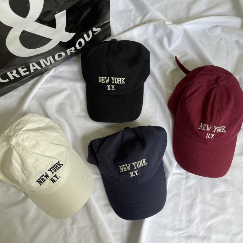【DOE.FF】 New York紐約軟頂棒球帽 (現貨) 老帽 鴨舌帽 帽子 情侶帽 帽子男 帽子女-細節圖2