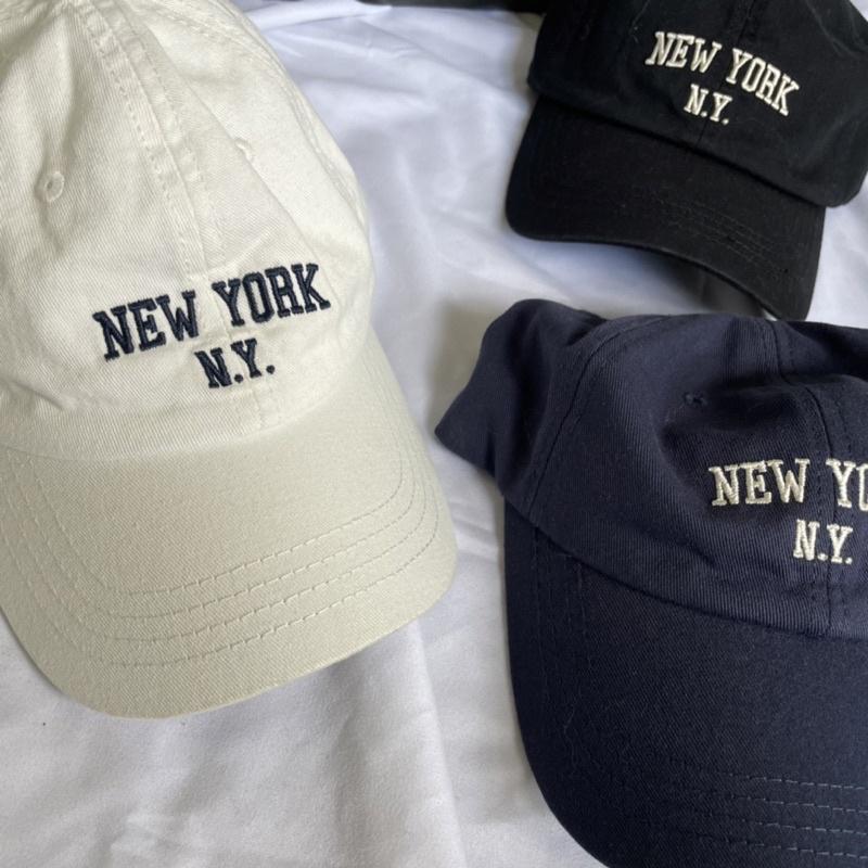 【DOE.FF】 New York紐約軟頂棒球帽 (現貨) 老帽 鴨舌帽 帽子 情侶帽 帽子男 帽子女-細節圖3