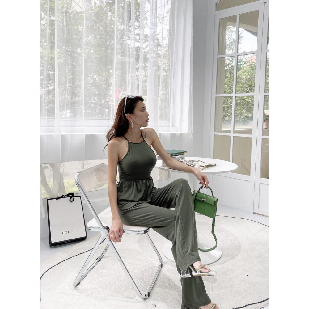 【DOE.FF】 韓國金鍊透明低跟涼拖鞋｜現貨｜高跟鞋 低跟鞋 涼鞋-細節圖5