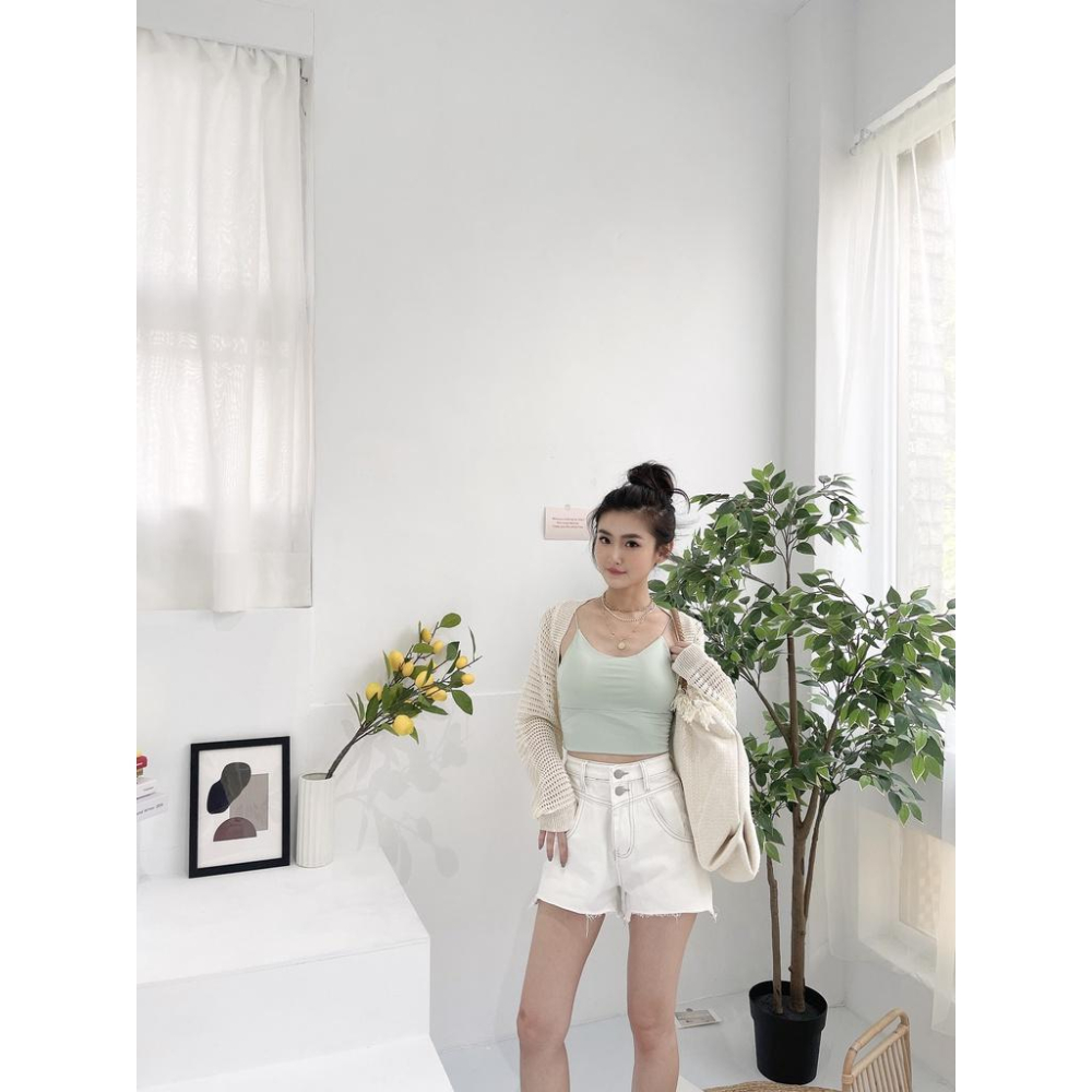 【DOE.FF】砍肩針織遮陽薄外套｜現貨｜ 外套女 韓國 韓版 防曬衫 長袖外套 針織外套 短版外套-細節圖5