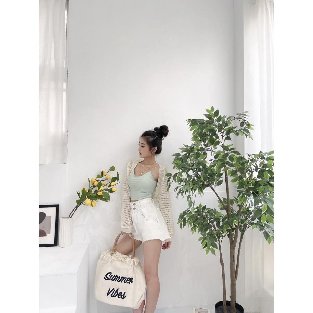 【DOE.FF】砍肩針織遮陽薄外套｜現貨｜ 外套女 韓國 韓版 防曬衫 長袖外套 針織外套 短版外套-細節圖8