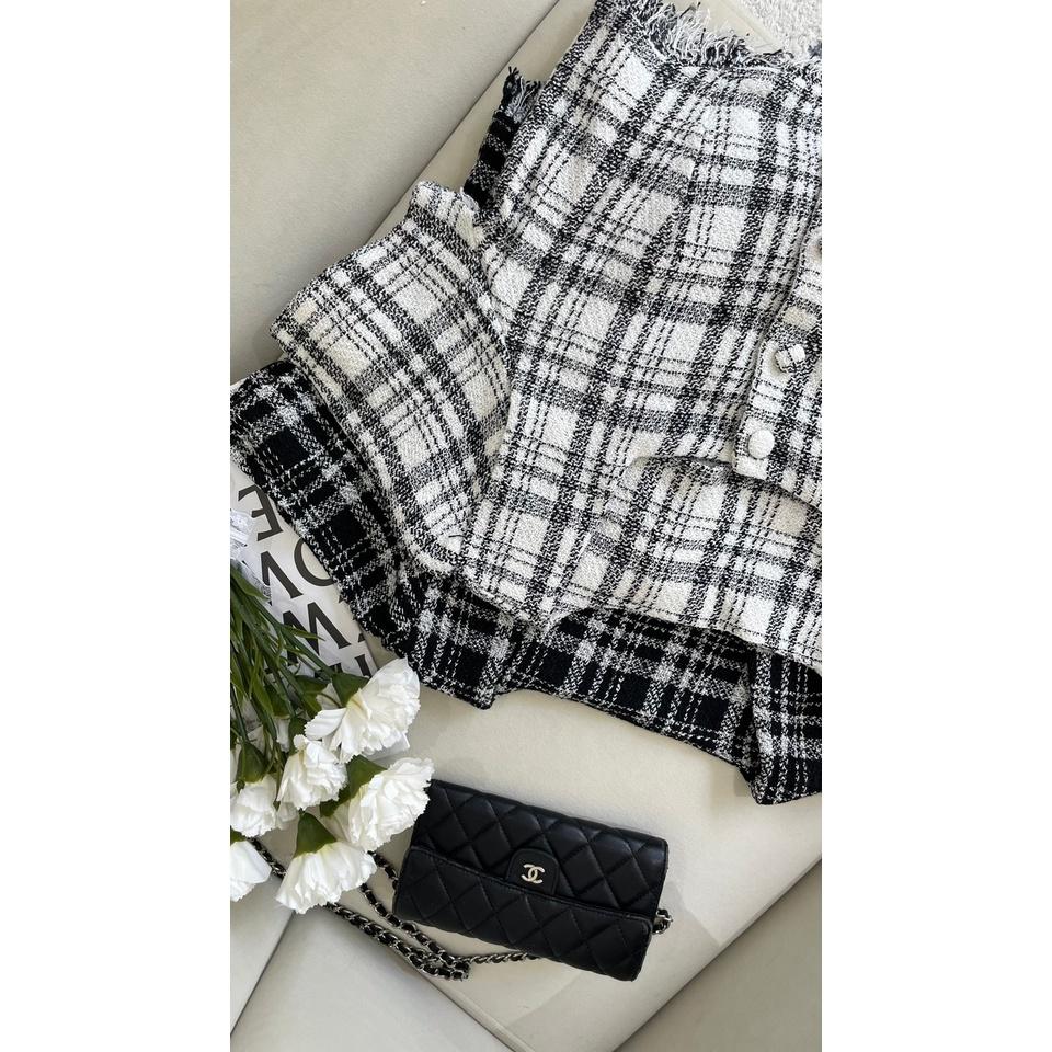 【DOE.FF】氣質小香流蘇鬚邊上衣｜現貨｜小香風 上衣女 針織上衣 毛衣女 背心女 短版上衣 女裝 韓國女裝-細節圖6