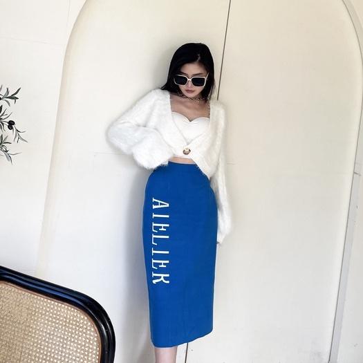 【DOE.FF】 金釦水貂毛短版外套 （現貨） 水貂毛外套 針織外套 短版外套 保暖外套 毛毛外套 厚外套 外套女 女裝-細節圖7