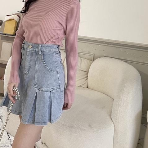 【DOE.FF】牛仔魚尾短裙 ｜現貨｜-細節圖3