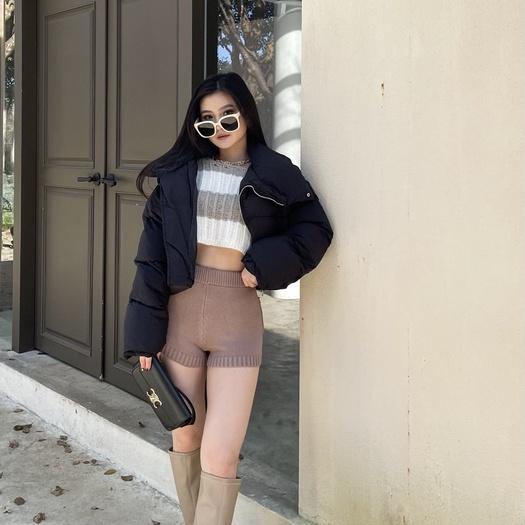 【DOE.FF】韓國翻領羽絨防風短外套｜現貨｜-細節圖6