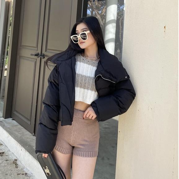 【DOE.FF】韓國翻領羽絨防風短外套｜現貨｜-細節圖7