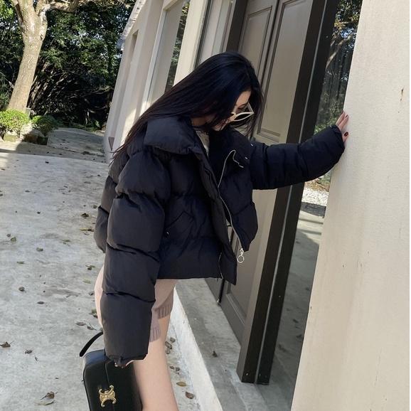 【DOE.FF】韓國翻領羽絨防風短外套｜現貨｜-細節圖8