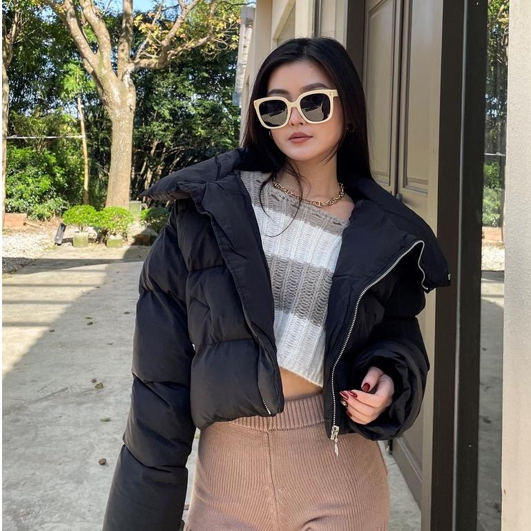 【DOE.FF】韓國翻領羽絨防風短外套｜現貨｜-細節圖9