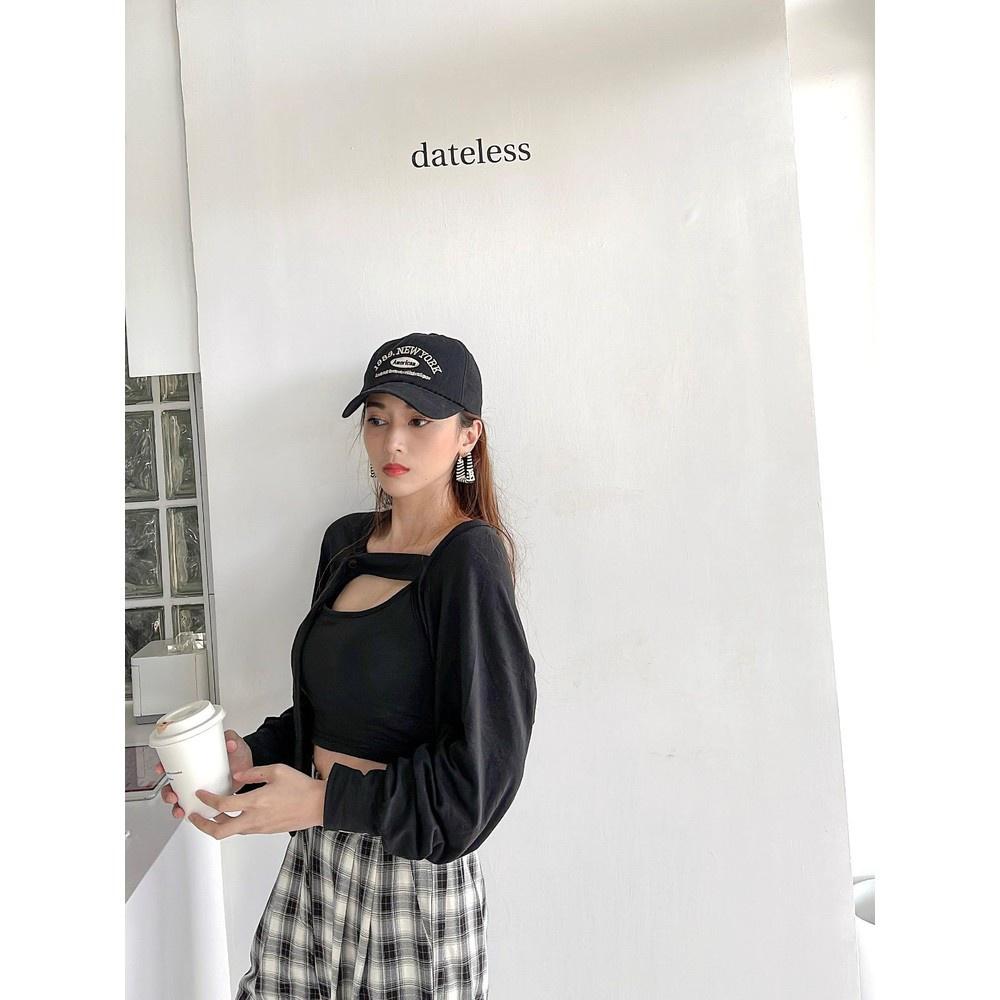 【DOE.FF】莫代爾厚墊BRA + 寬袖砍肩TEE ｜現貨｜-細節圖6