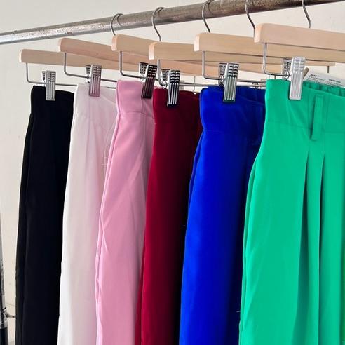 【DOE.FF】俐落抽繩落地寬褲 (現貨) 長褲女 寬褲 顯瘦長褲  喇叭寬褲 高腰長褲 闊腿褲 西裝褲 休閒長褲 女裝-細節圖8