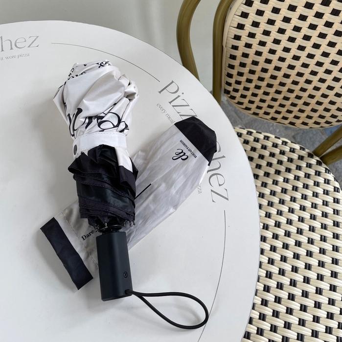 【DOE.FF自訂款】小香風法式奶油輕奢折疊晴雨傘 (現貨) 遮陽傘 摺疊傘 雨傘 抗UV 晴雨傘  自動傘 網美傘-細節圖6