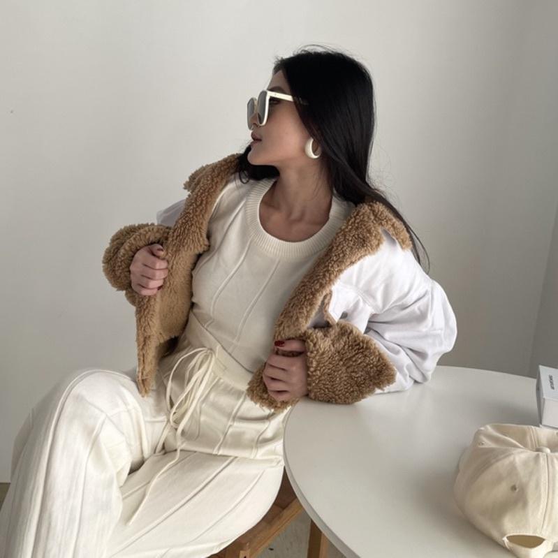 【DOE.FF】泰迪羔羊短牛仔外套 ｜現貨｜-細節圖4