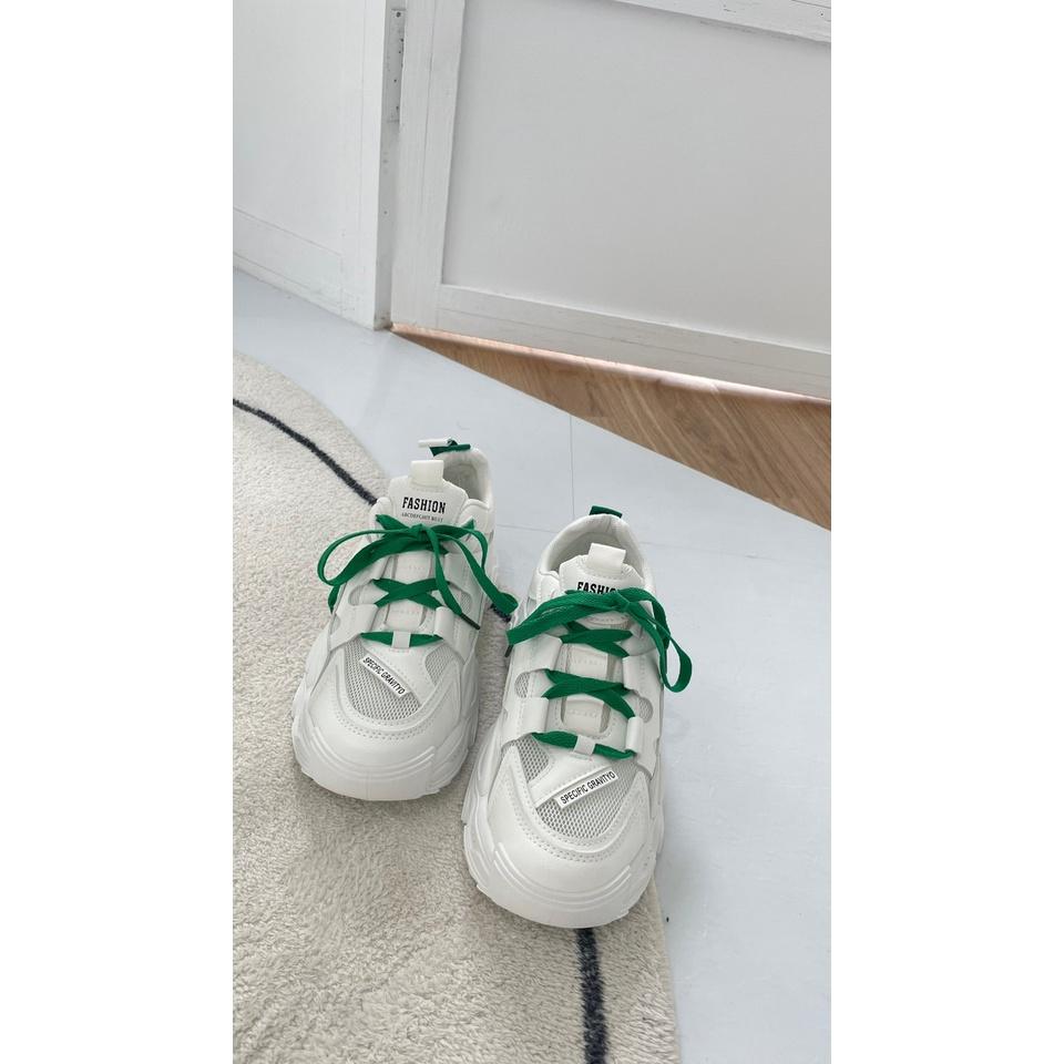 【DOE.FF】亮彩綁帶老爹鞋 | 現貨/特價 | 球鞋 布鞋 休閒鞋 增高鞋 韓國 韓版 女鞋 ins 歐美 包鞋-細節圖2