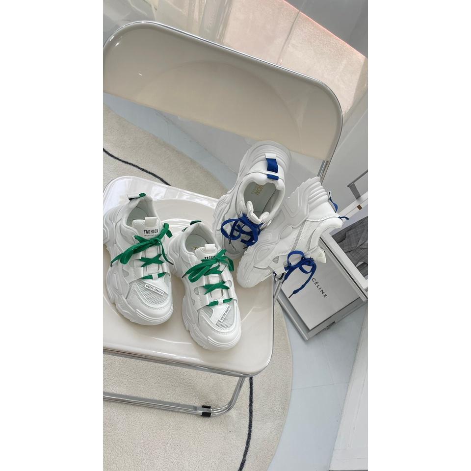 【DOE.FF】亮彩綁帶老爹鞋 | 現貨/特價 | 球鞋 布鞋 休閒鞋 增高鞋 韓國 韓版 女鞋 ins 歐美 包鞋-細節圖3