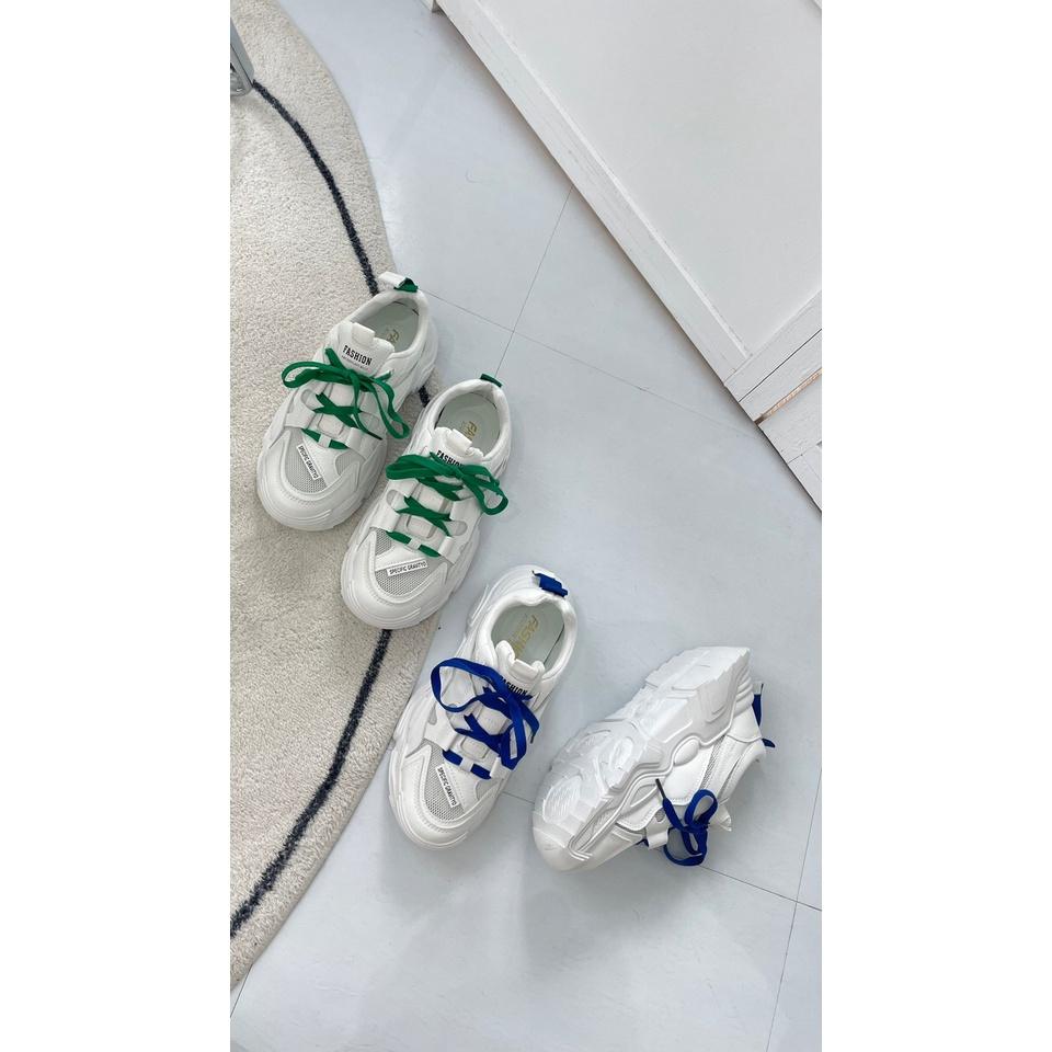 【DOE.FF】亮彩綁帶老爹鞋 | 現貨/特價 | 球鞋 布鞋 休閒鞋 增高鞋 韓國 韓版 女鞋 ins 歐美 包鞋-細節圖4