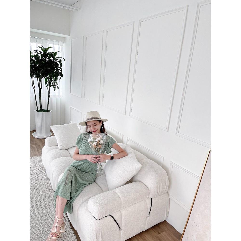 【DOE.FF】甜美渡假針織兩件套長洋｜現貨｜-細節圖4