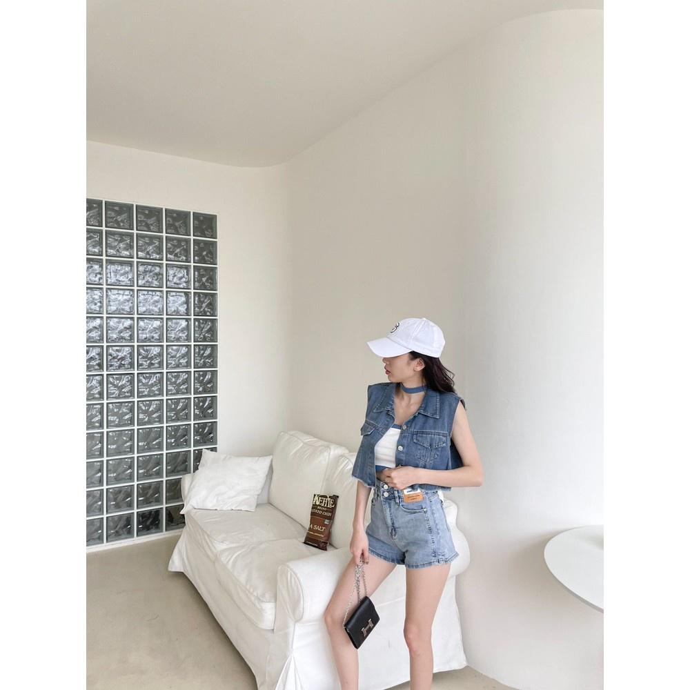 【DOE.FF實拍】不修邊牛仔背心外套｜現貨｜-細節圖5