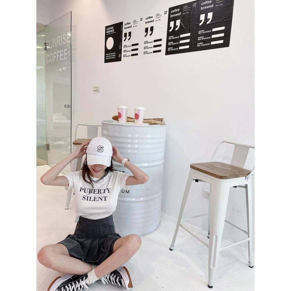 【DOE.FF】標語短版寬鬆TEE｜現貨｜-細節圖3