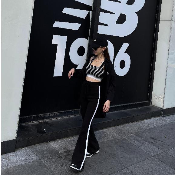 【DOE.FF自訂款】條紋橡筋杯墊背心 (現貨) 背心 小可愛 背心女 辣妹上衣 短版背心 上衣女 運動背心-細節圖7