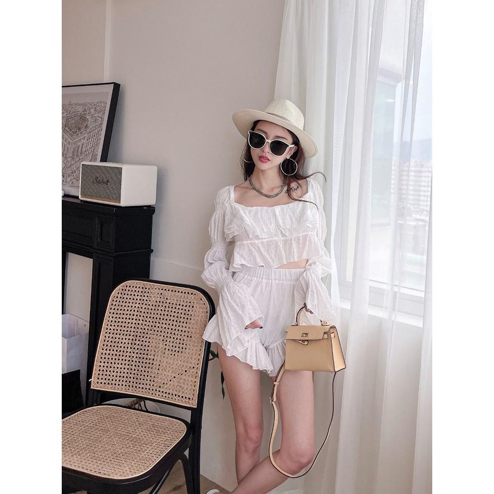 【DOE.FF】小隻馬必收，浪漫氣球泡泡袖套裝｜現貨｜-細節圖2