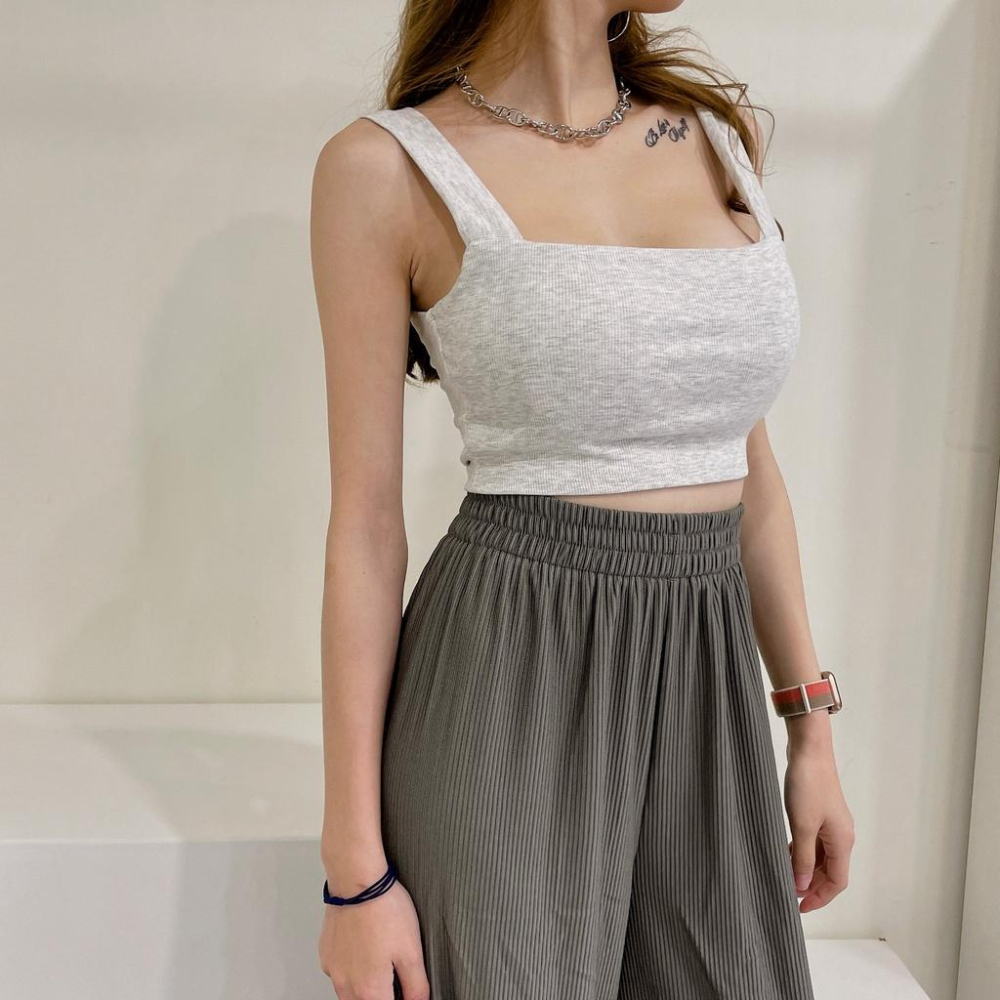 【DOE.FF】涼感絲柔垂墜百摺寬褲｜現貨｜-細節圖6