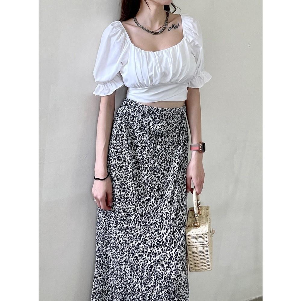 【DOE.FF實拍】法式浪漫綁結短上衣｜現貨｜-細節圖2