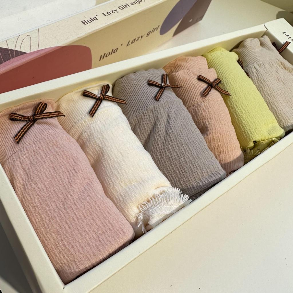 【DOE.FF】六件組純棉內褲 (現貨) 情趣內褲 性感內褲 蕾絲內褲 純棉內褲 高腰內褲 女裝 辣妹風 無痕內褲-細節圖3