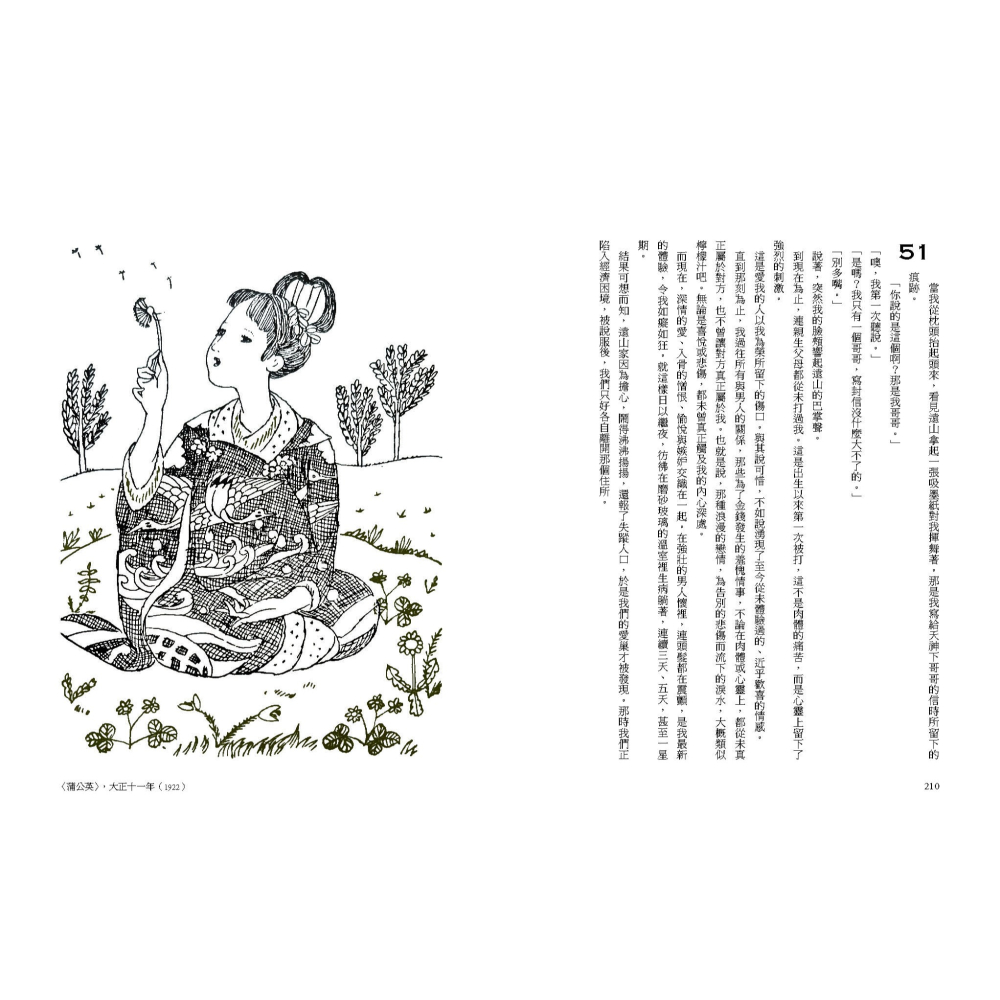 書適》如風：漂泊於情感迷宮的青春幻影 /竹久夢二 /黑體文化-細節圖2