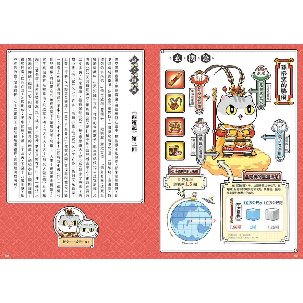 書適》如果西遊是一群喵（１）：《如果歷史是一群喵》作者最新力作，附【首卷特典】拉頁 /肥志 /野人-細節圖2