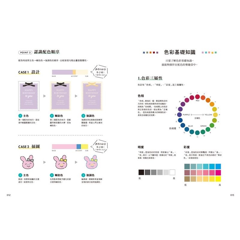書適》超完美3色配色套組：零基礎配色學1+2 /ingectar-e /三采-細節圖4