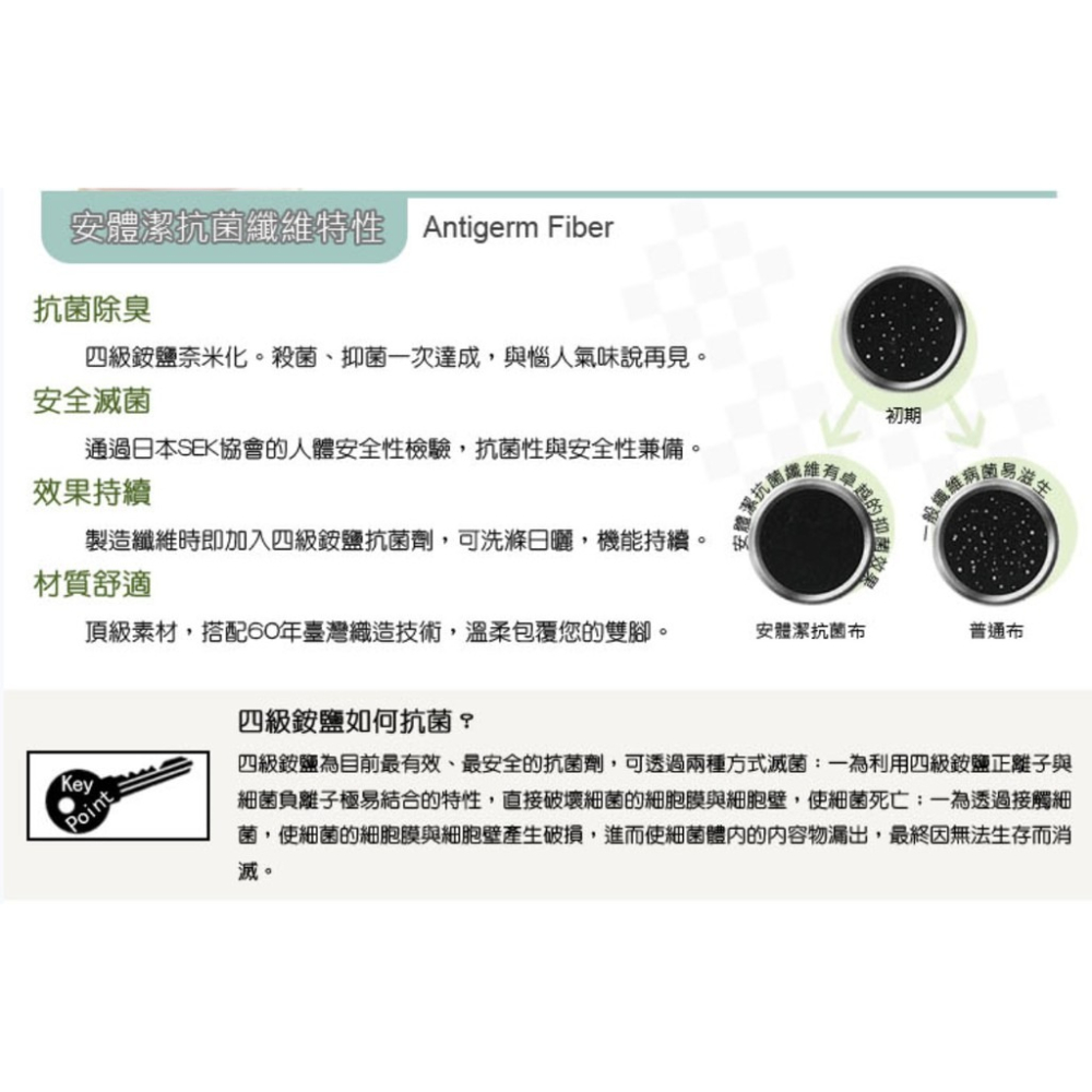 書適現貨》台元安體潔兒童抗菌防臭童襪，MIT台灣製造童襪，天然精疏棉襪-細節圖3