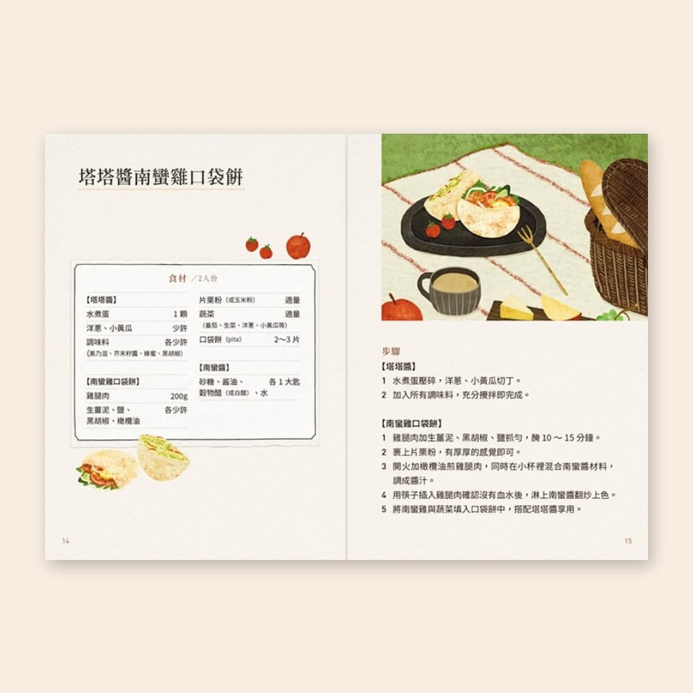 書適》好好生活的餐桌風景｜食譜小書（隋書附贈「自己做烘焙聚樂部甜點體驗」折價券） /常芷 /好好文薈-細節圖3