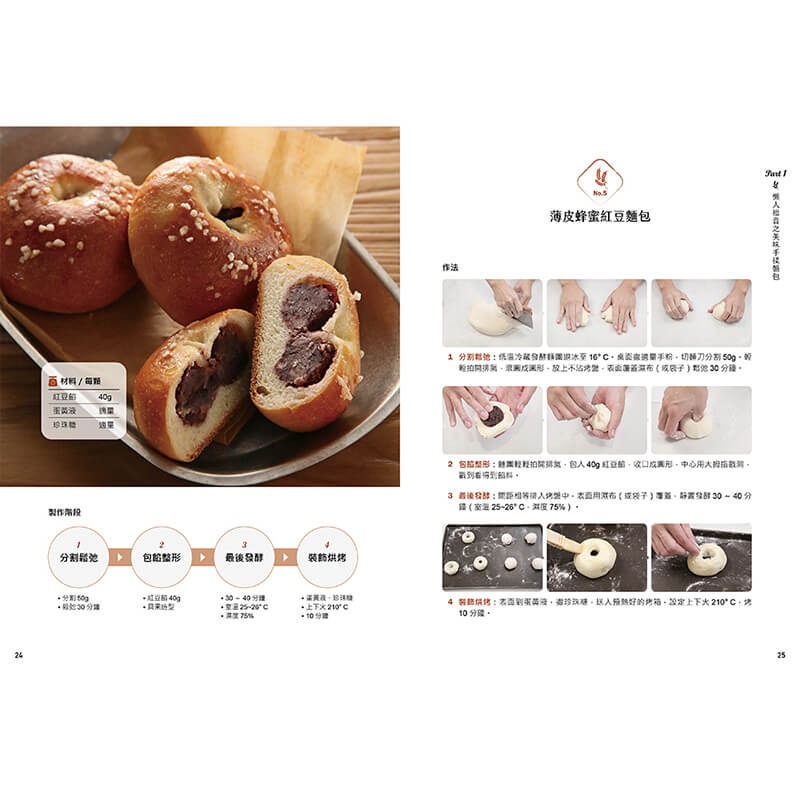 書適》零基礎手揉麵包:跟著呂昇達老師，第一次做手揉麵包就成功 /優品-細節圖6