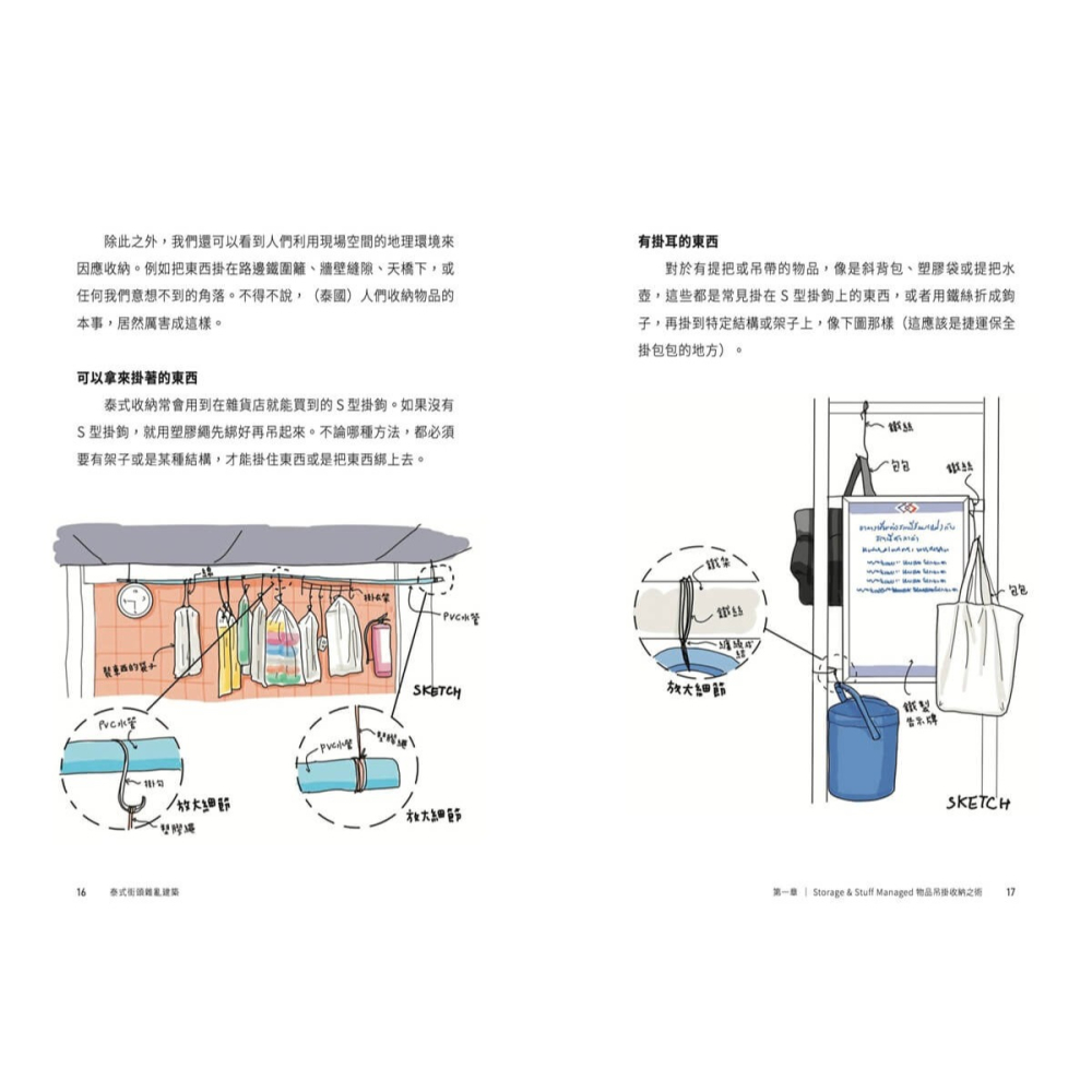書適》泰式街頭雜亂建築：建築師的365天城市散步速寫手記 /查猜萬．蘇汪薩瓦 /大塊-細節圖5