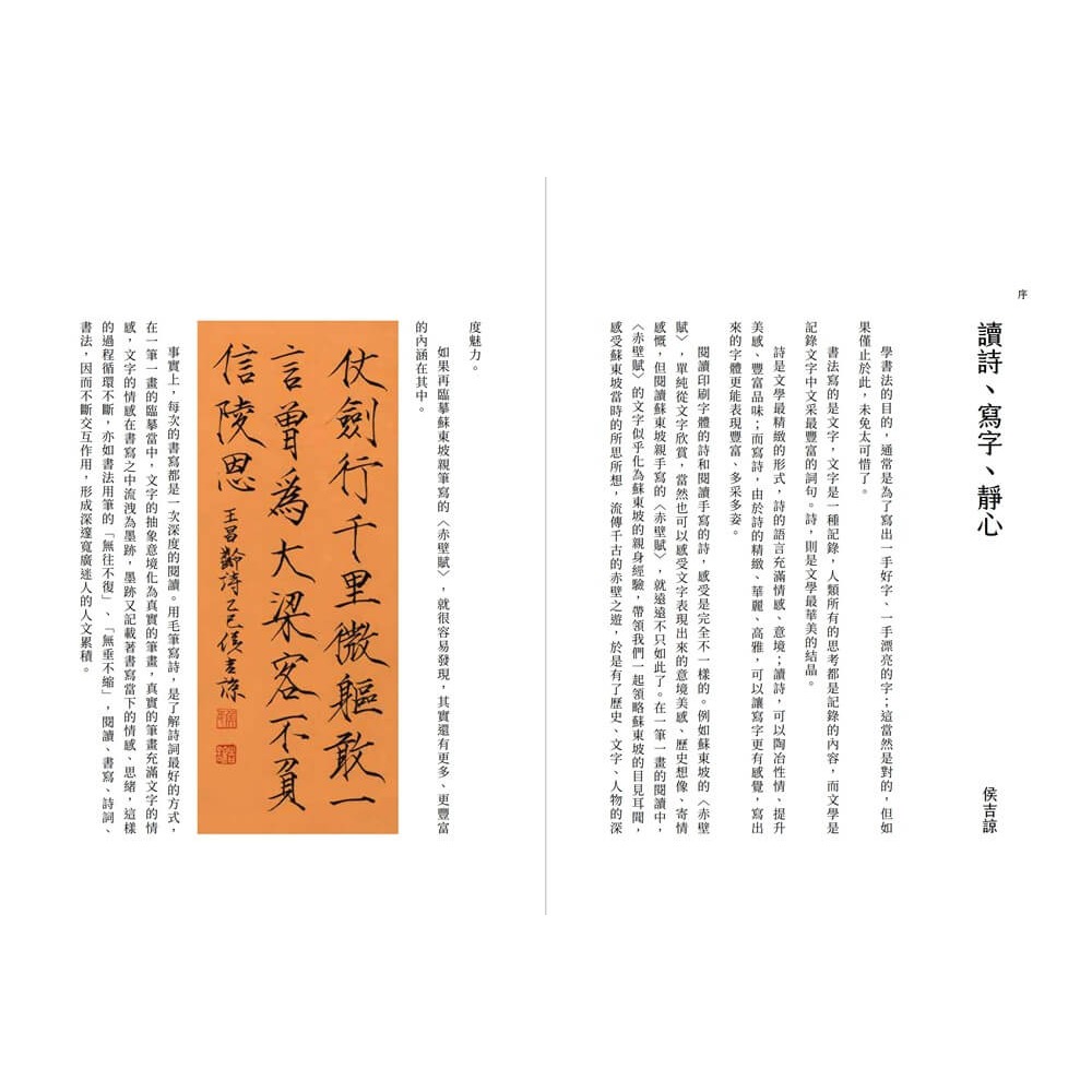 書適》詩意的書寫:讀詩、寫字 、靜心 /侯吉諒 /大溏-細節圖2