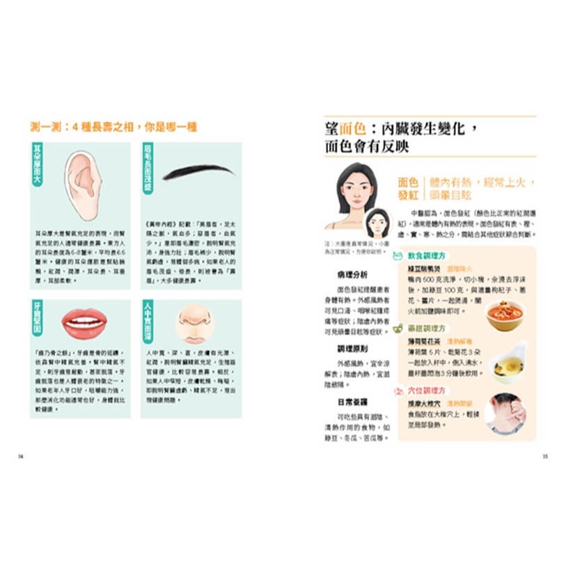 書適》中醫望診養生大全：從面色、舌象到手診，一次學會食療╳穴位╳體質調養，照顧全家人的健康法 /楊力 /蔚藍文化-細節圖4