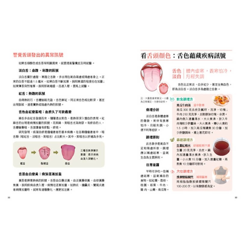 書適》中醫望診養生大全：從面色、舌象到手診，一次學會食療╳穴位╳體質調養，照顧全家人的健康法 /楊力 /蔚藍文化-細節圖5