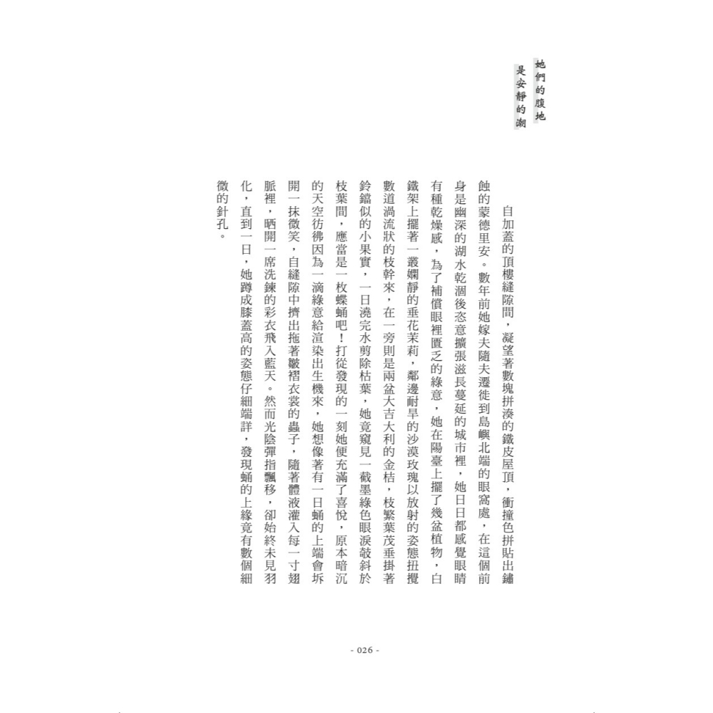 書適》她們的腹地是安靜的潮 /曾昭榕 /聯經-細節圖5
