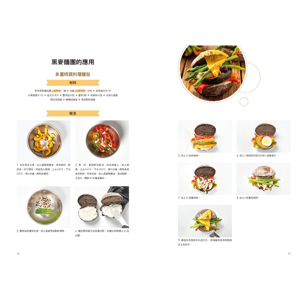 書適》料理麵包 麵團與料理的交響詩（精裝版） /彭程 /瑞昇文化-細節圖3