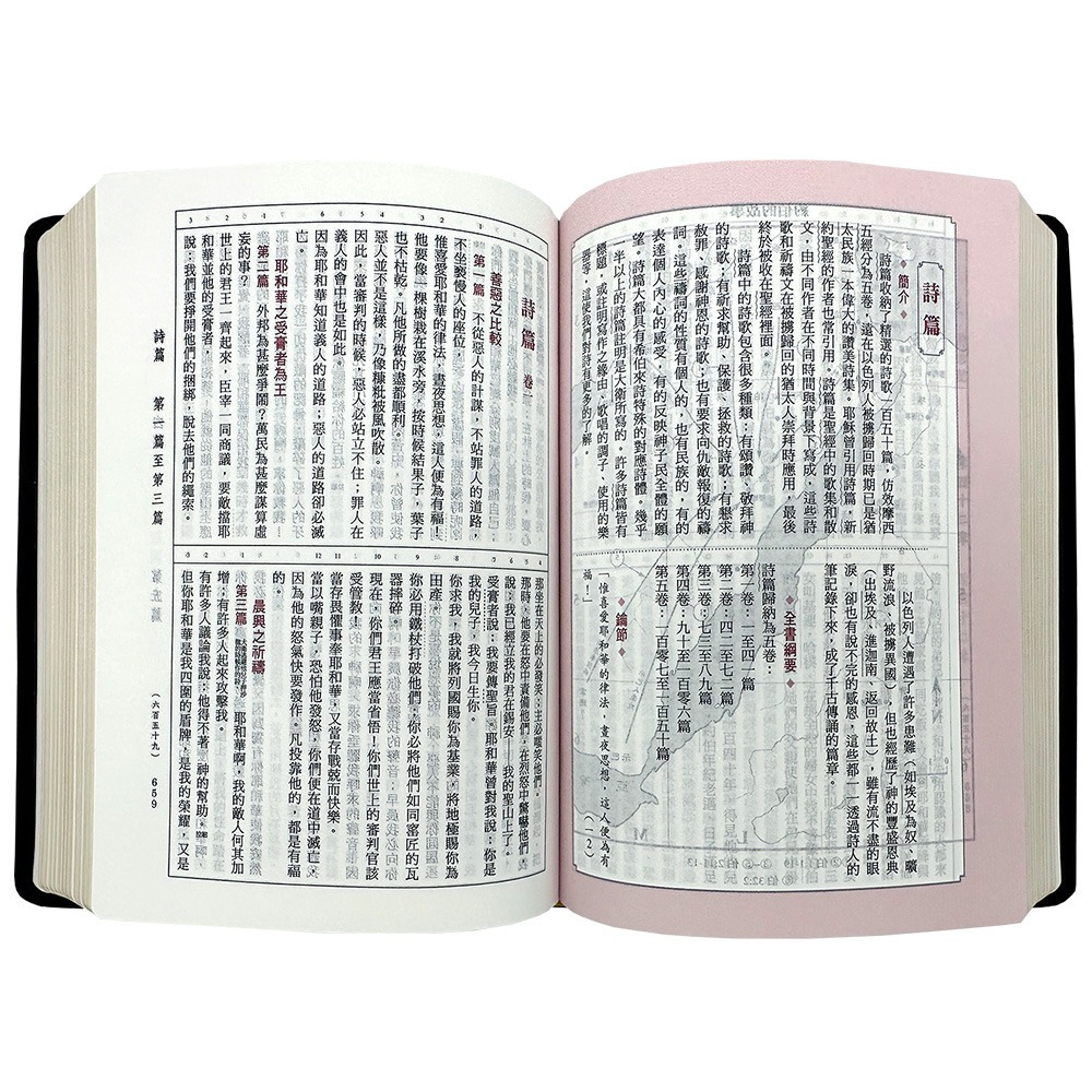 書適》聖經-和合本(黑色皮面燙金壓紋紅字精裝) /聖經資源中心-細節圖5