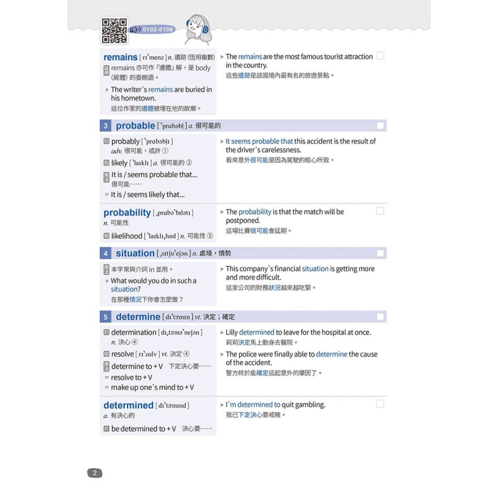書適》英文字彙王：核心單字2001-4000 Levels 3 & 4【高效演練版】 /賴世雄 /常春藤-細節圖3