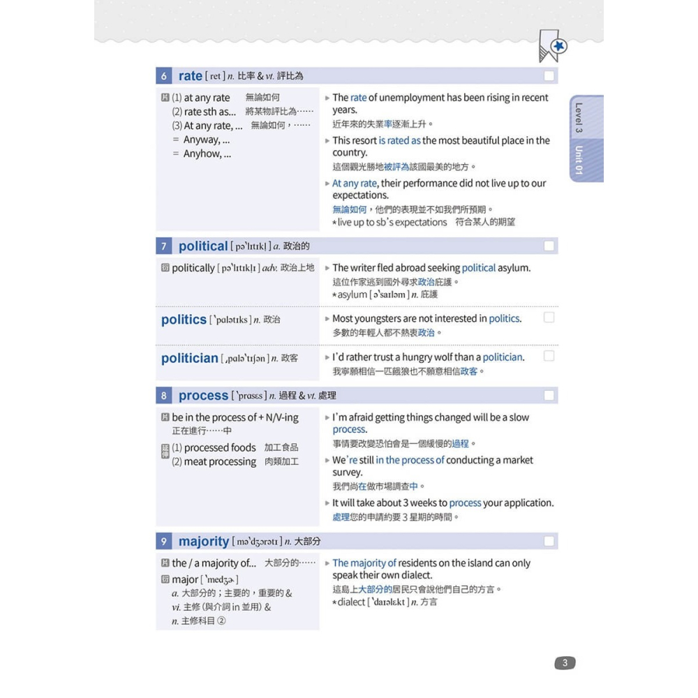 書適》英文字彙王：核心單字2001-4000 Levels 3 & 4【高效演練版】 /賴世雄 /常春藤-細節圖4