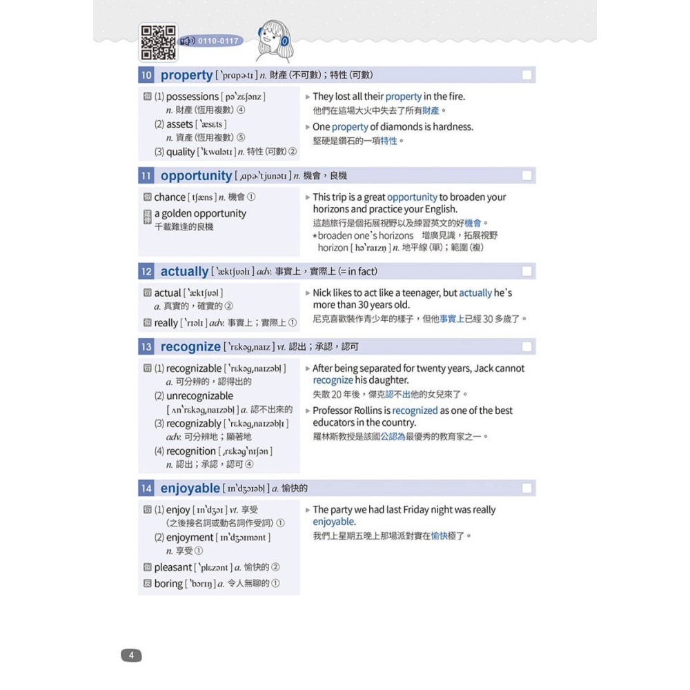書適》英文字彙王：核心單字2001-4000 Levels 3 & 4【高效演練版】 /賴世雄 /常春藤-細節圖5