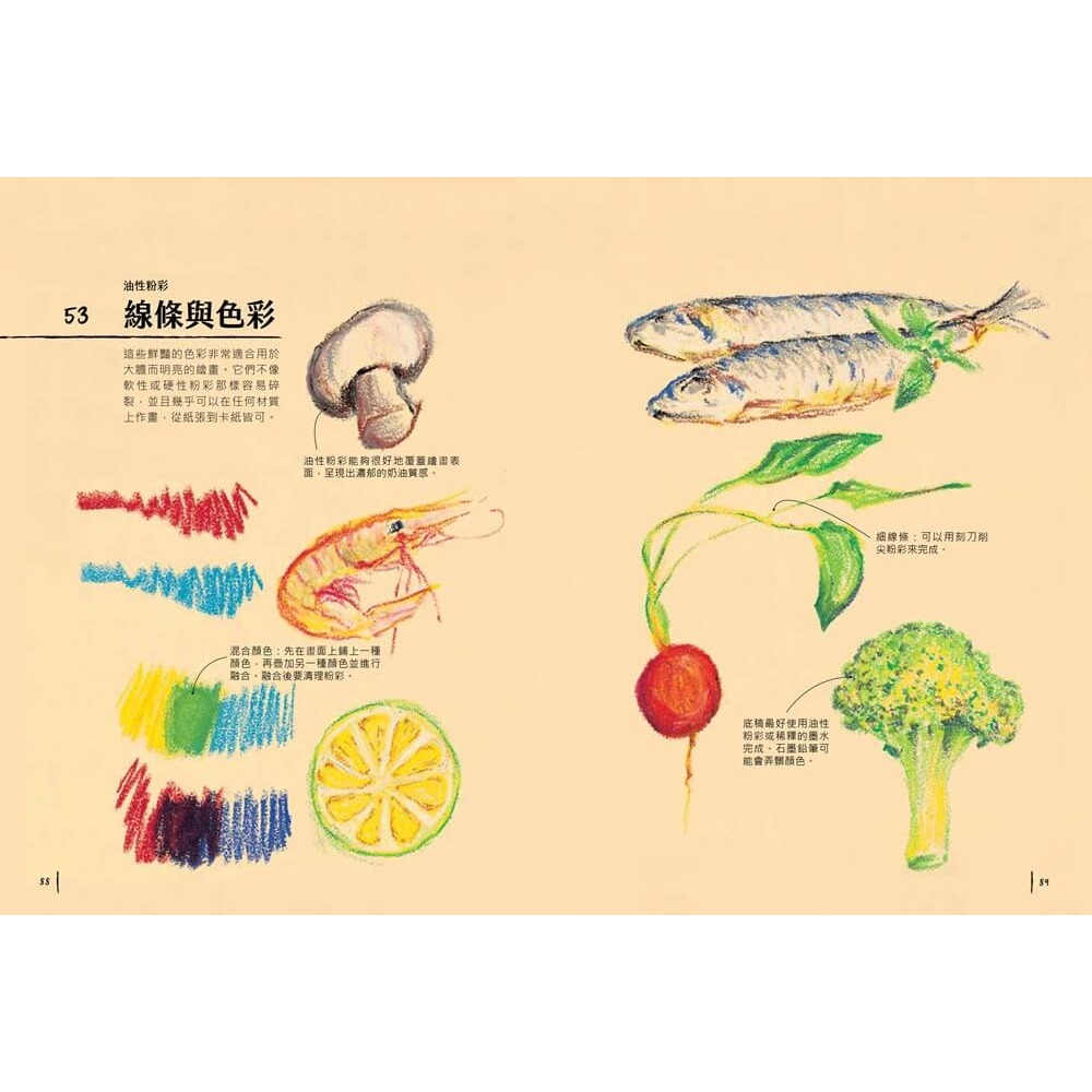 書適》畫畫的101種靈感練習：101種媒材 × 101種技法 × 無限創作可能 /大溏-細節圖3