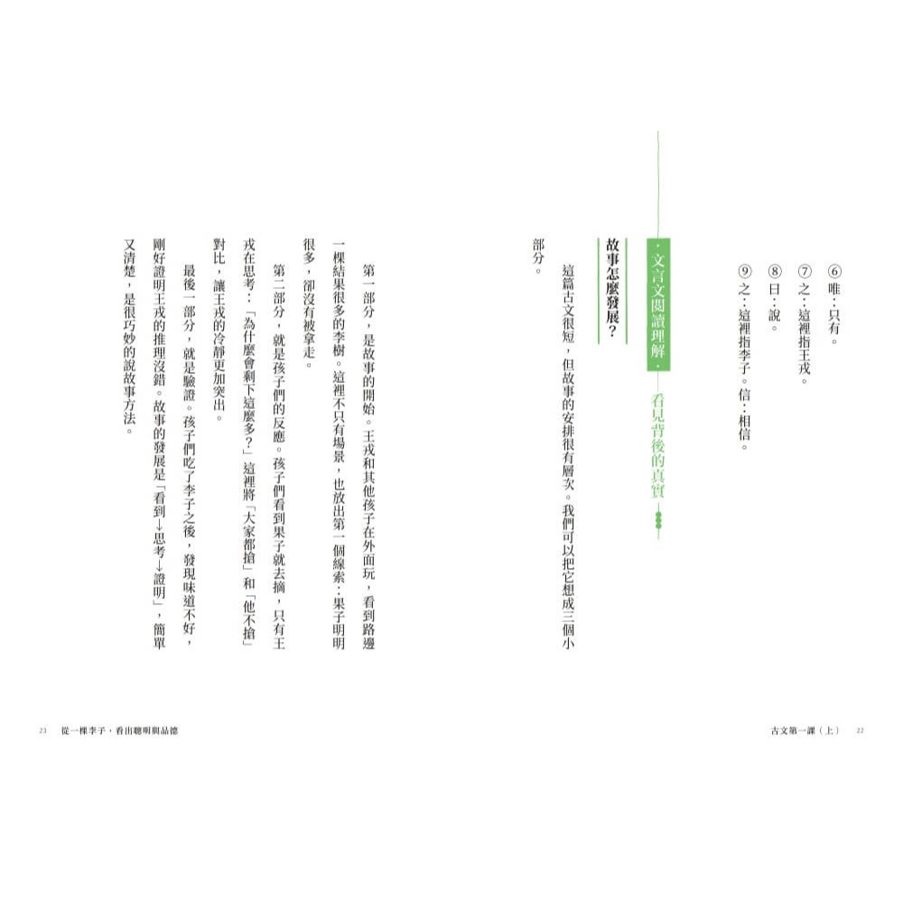 書適》古文第一課(一套2冊)：詩佳老師給青少年的20堂會考古文閱讀與SEL成長課 /高詩佳 /親子天下-細節圖7