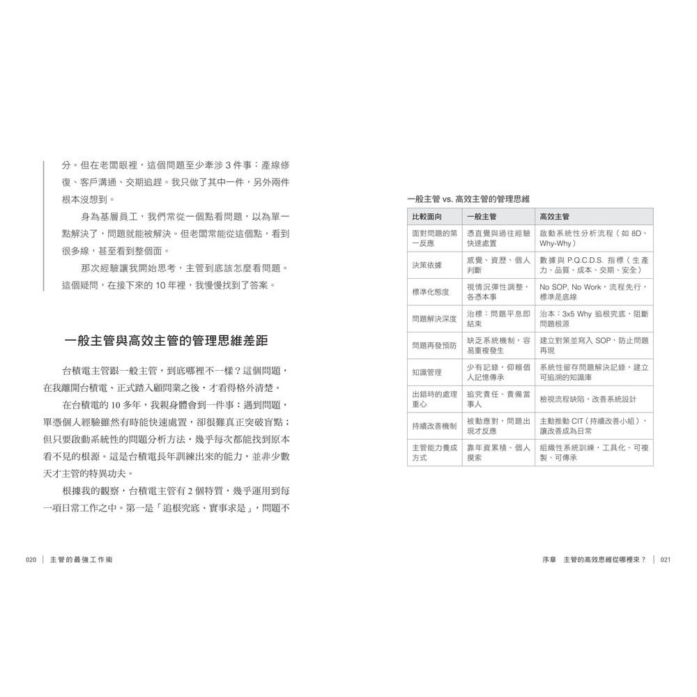 書適》主管的最強工作術：向台積電學管理，18個系統化思考工具，帶你做對、做快、做得更好！ /彭建文 /天下雜誌-細節圖5