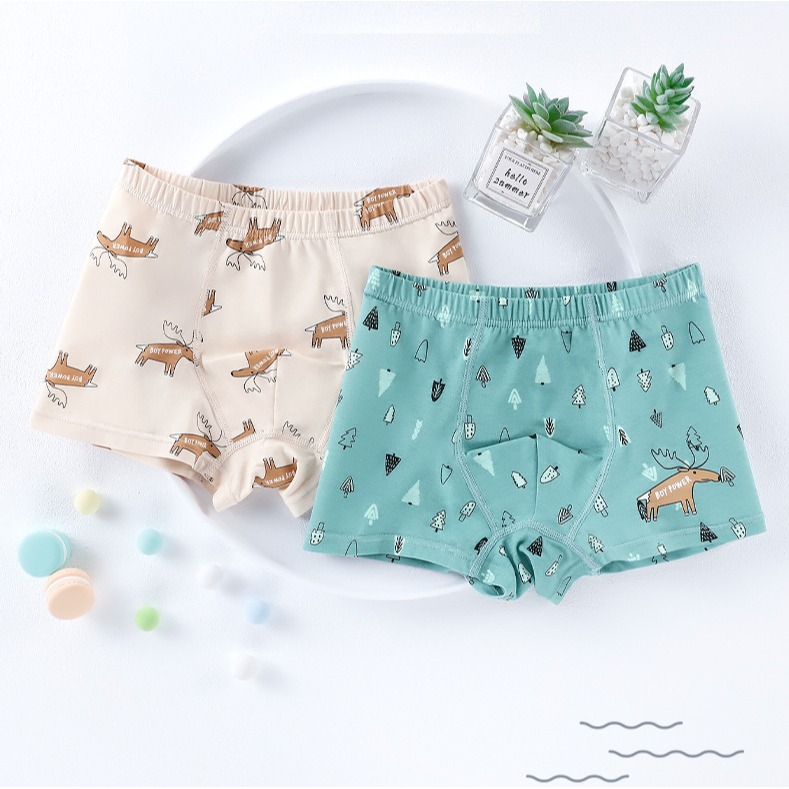 ☆朵拉與瑪姬☆ 新款 年度最推薦 男童兒童四角内褲 皇家莫代爾系列 平角褲 四角褲 莫代爾 睡褲 一組兩件-規格圖8