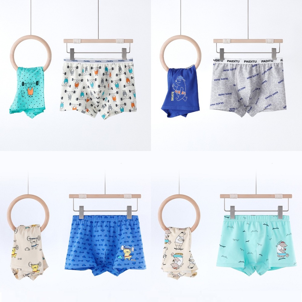 ☆朵拉與瑪姬☆ 新款 年度最推薦 男童兒童四角内褲 皇家95棉系列 平角褲 四角褲 睡褲 一組兩件-細節圖3